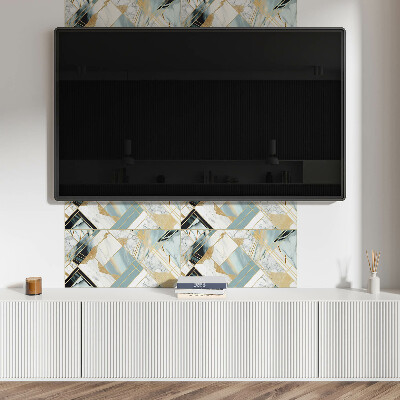 Vinylový nástěnný panel Geometrie mramorových vzorů