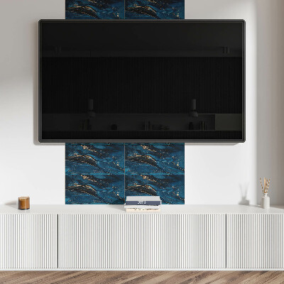 Dekorační panel na zeď Abstraktní vzor s vlnami