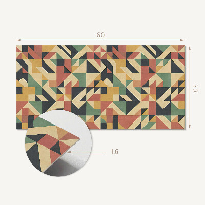 Wandverkleidung paneel Abstraktní geometrický vzor
