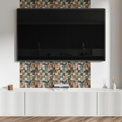 Vinylový nástěnný panel Mozaika s kamennými dlaždicemi