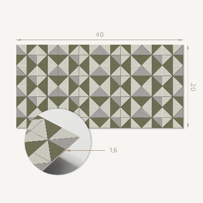 Dekorační panel na zeď Geometrický trojúhelníkový vzor