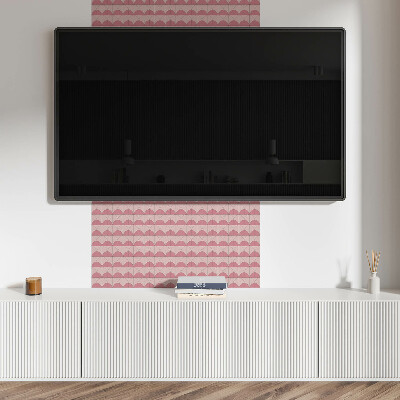 Samolepící obkladový panel Geometrické půlkruhy v uspořádání