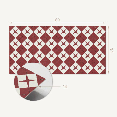 Vinylový nástěnný panel Diamantový vzor s hvězdami