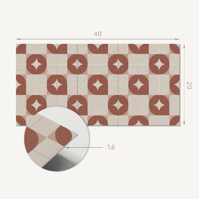 Dekorační panel na zeď Geometrický vzor s kruhy