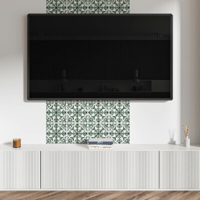 Vinylový nástěnný panel Rostlinný vzor se symetrií
