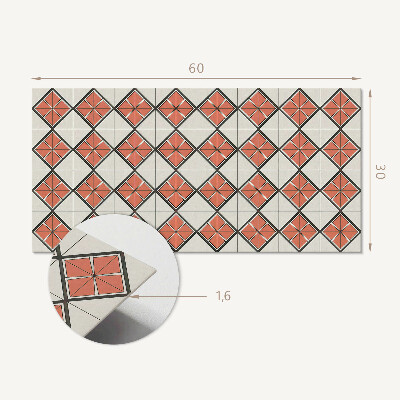 Wandverkleidung paneel Geometrický diamantový vzor