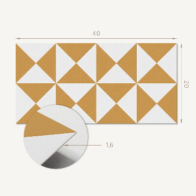 Dekorační panel na zeď Geometrický trojúhelníkový vzor