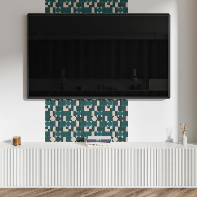 Dekorační panel na zeď Geometrie tvarů a forem
