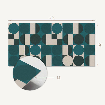 Dekorační panel na zeď Geometrie tvarů a forem