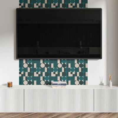 Dekorační panel na zeď Geometrie tvarů a forem