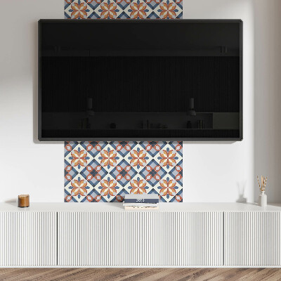 Samolepící obkladový panel Geometrický květinový vzor