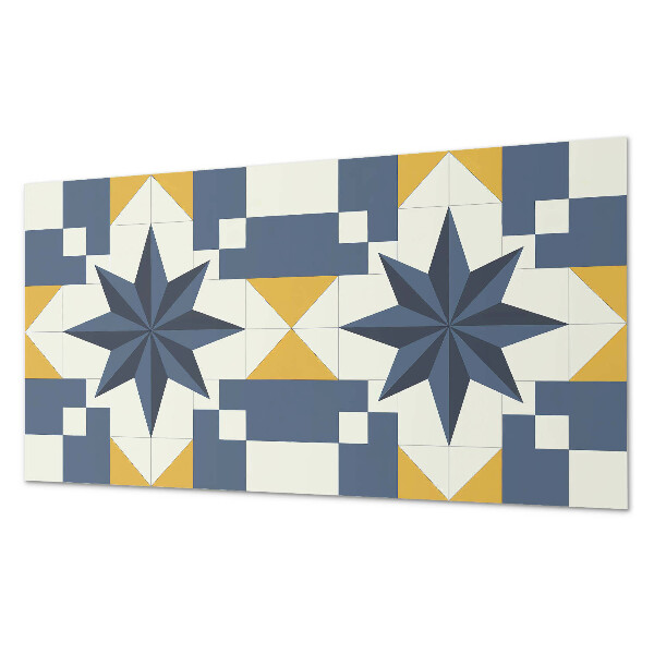 Dekorační panel na zeď Geometrický vzor hvězdy