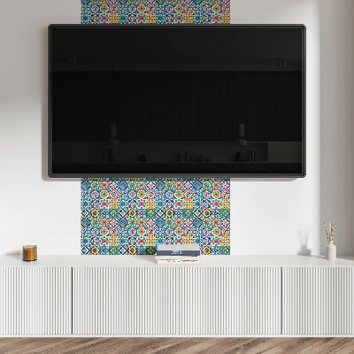 Dekorační panel na zeď Kostkované mozaikové vzory
