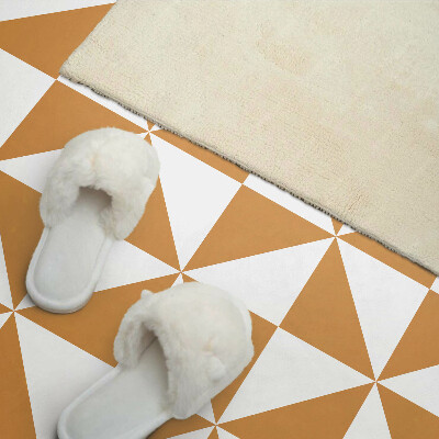 Dekorační panel na zeď Geometrické trojúhelníky ve čtvercích