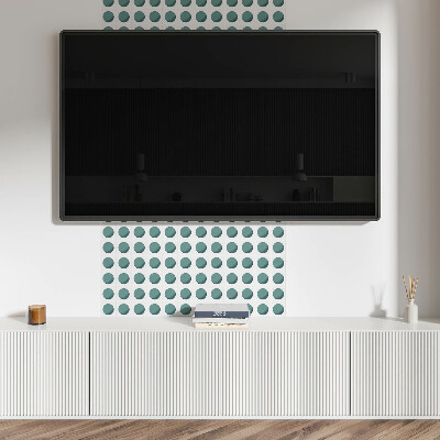 Samolepící obkladový panel Geometrické kruhy v mřížce