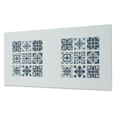 Dekorační panel na zeď Geometrické vzory ve čtvercích