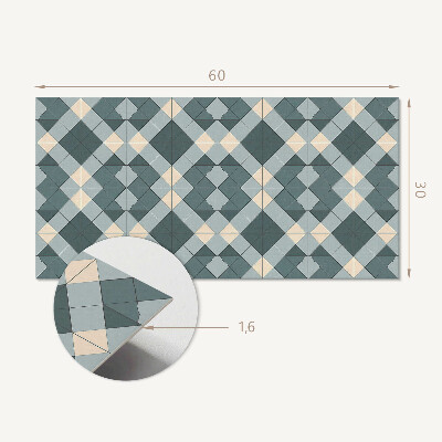 Samolepící obkladový panel Geometrický diamantový vzor