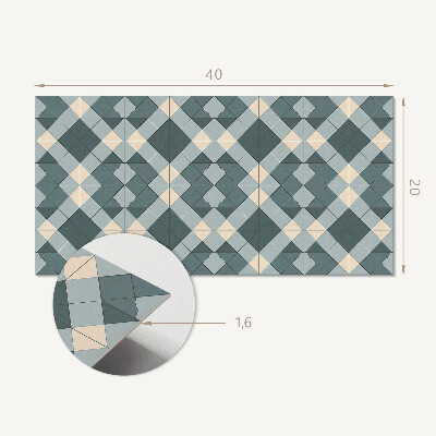 Samolepící obkladový panel Geometrický diamantový vzor