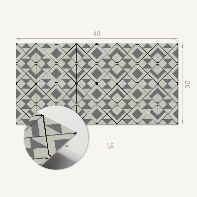 Wandverkleidung paneel Geometrický diamantový vzor