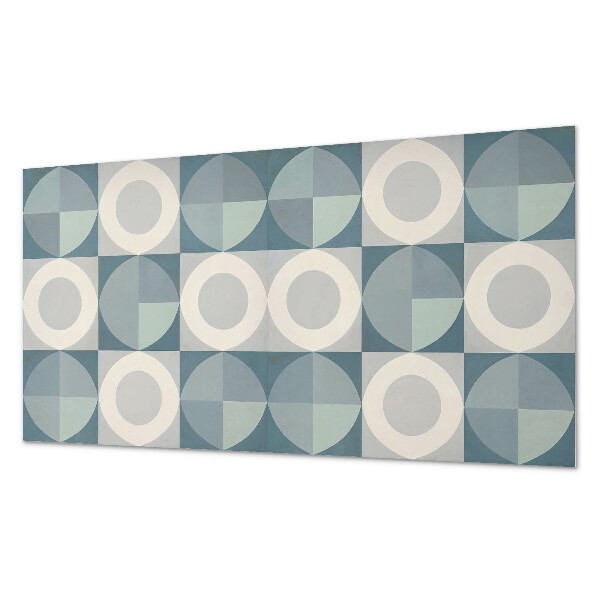 Vinylový nástěnný panel Geometrie kruhů a tvarů