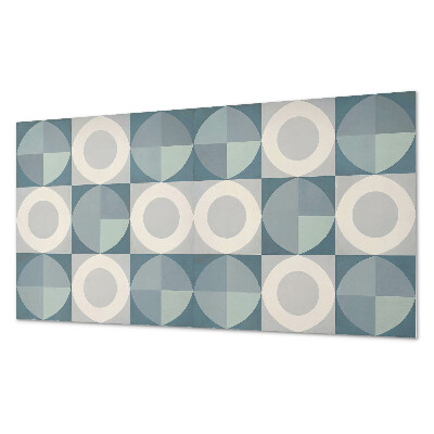 Vinylový nástěnný panel Geometrie kruhů a tvarů