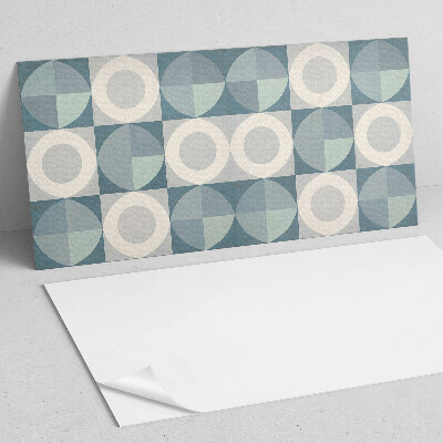 Vinylový nástěnný panel Geometrie kruhů a tvarů