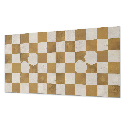Dekorační panel na zeď Abstraktní šachovnicový vzor