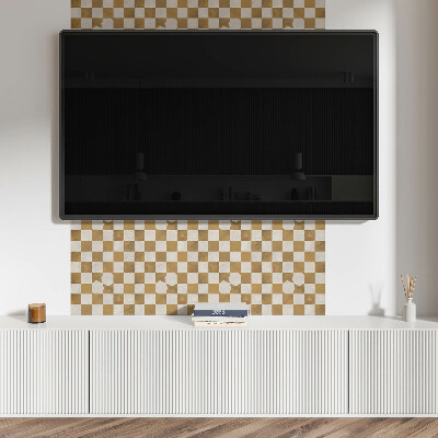 Dekorační panel na zeď Abstraktní šachovnicový vzor