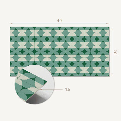 Samolepící obkladový panel Geometrie vlnitých tvarů