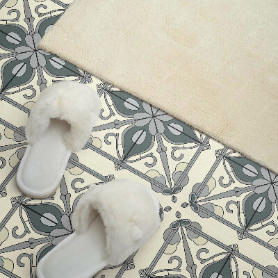 Samolepící obkladový panel Květinový vzor s ornamenty
