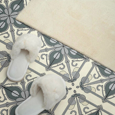 Samolepící obkladový panel Květinový vzor s ornamenty