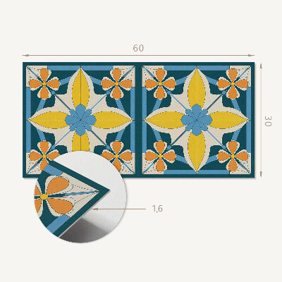 Wandverkleidung paneel Květinový geometrický vzor