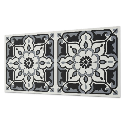 Vinylový nástěnný panel Květinový vzor s ornamenty