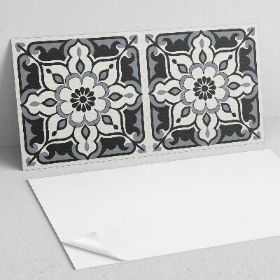 Vinylový nástěnný panel Květinový vzor s ornamenty