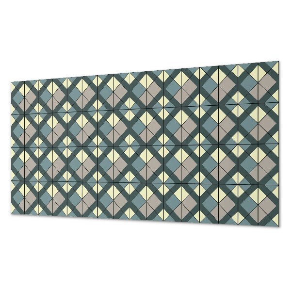 Wandverkleidung paneel Geometrický kostkovaný vzor