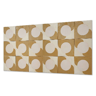 Vinylový nástěnný panel Geometrické kružnice a oblouky