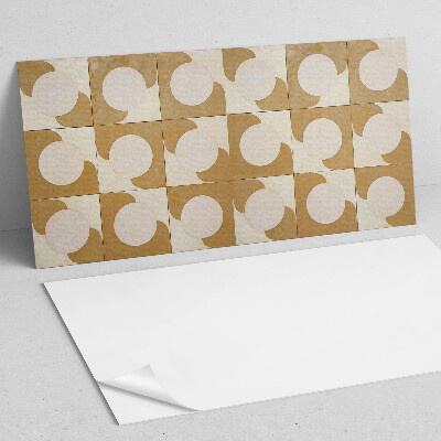 Vinylový nástěnný panel Geometrické kružnice a oblouky