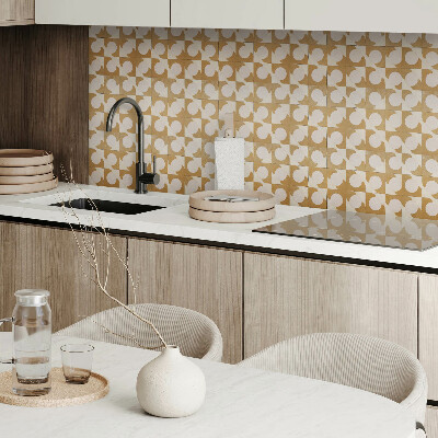 Vinylový nástěnný panel Geometrické kružnice a oblouky