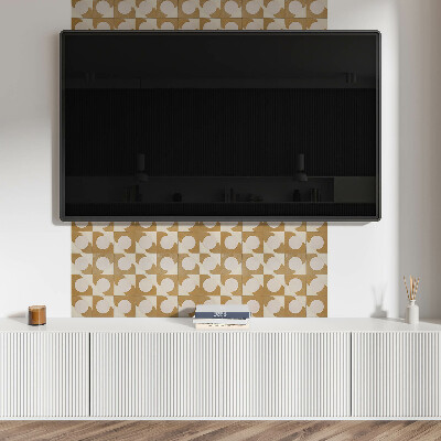 Vinylový nástěnný panel Geometrické kružnice a oblouky