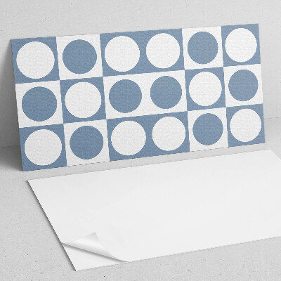 Dekorační panel na zeď Geometrické kruhy v mřížce