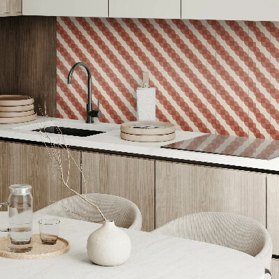 Samolepící obkladový panel Geometrický vlnitý vzor