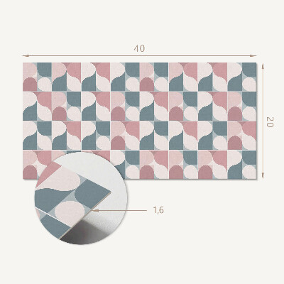 Wandverkleidung paneel Abstraktní geometrický vzor