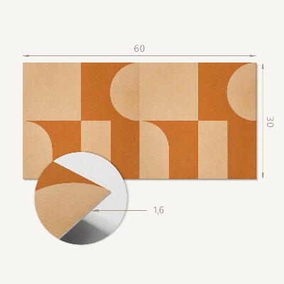 Dekorační panel na zeď Abstraktní geometrický vzor