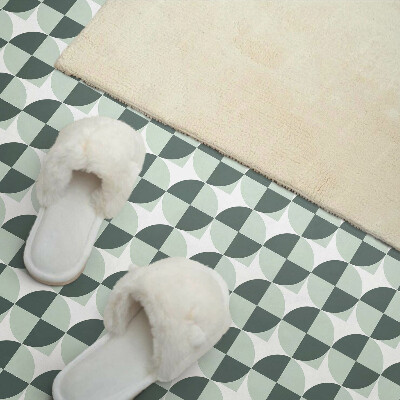 Vinylový nástěnný panel Geometrie kruhů a čtverců