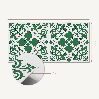 Dekorační panel na zeď Rostlinný vzor s ornamenty
