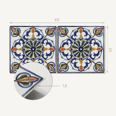 Wandverkleidung paneel Rostlinný vzor s ornamenty