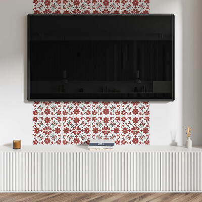 Dekorační panel na zeď Květinový vzor s listy