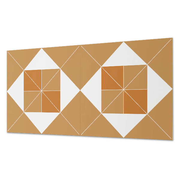 Dekorační panel na zeď Geometrie v odstínech