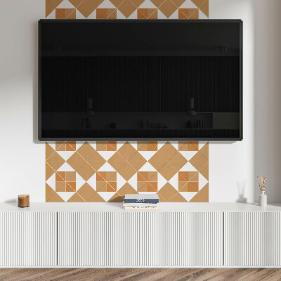 Dekorační panel na zeď Geometrie v odstínech
