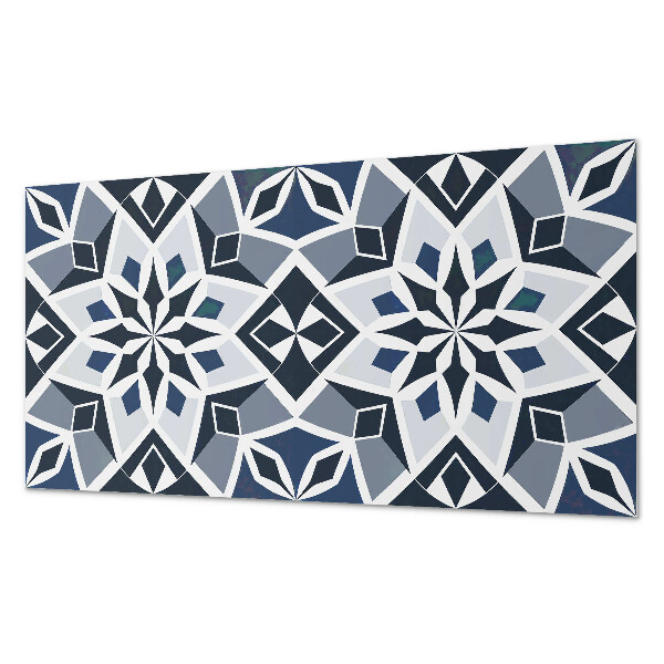 Vinylový nástěnný panel Geometrický květinový vzor